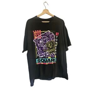 SpongeBob SquarePants‎ 1999 Graphic T Shirt Black 3X Men's Nickelodeon